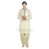 Pathani suit - Light yellow in Cotton linen Pathani suit - Light yellow in Cotton linen